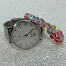 Load image into Gallery viewer, Frosted Red Galaxy Moonstone Bracelet