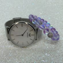 Load image into Gallery viewer, Frosted Purple Galaxy Moonstone Bracelet