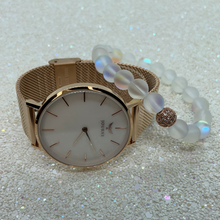 Load image into Gallery viewer, Frosted White Galaxy Moonstone Bracelet