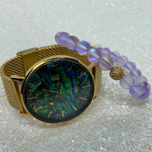 Load image into Gallery viewer, Frosted Purple Galaxy Moonstone Bracelet